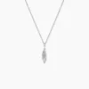 Collier Euriell Argent Blanc