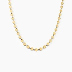 Collier Eva Acier Jaune