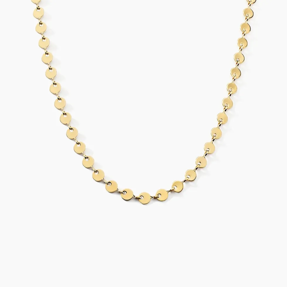 Collier Eva Acier Jaune