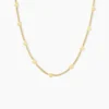 Collier Eva Acier Jaune