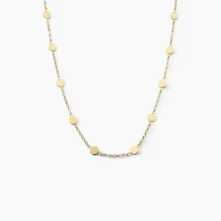 Collier Eva Acier Jaune