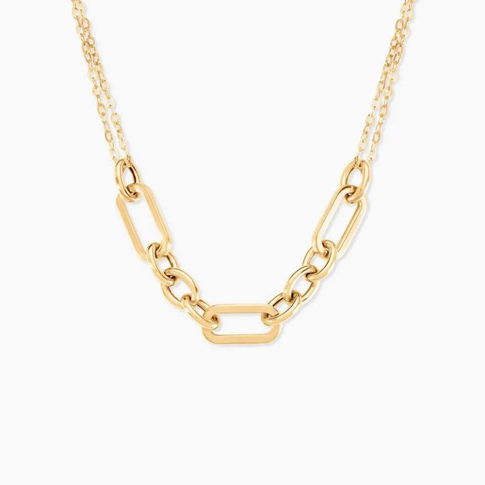 Collier Evalynn Or Jaune