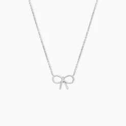 Collier Fatim Argent Blanc