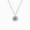 Collier Faven Argent Blanc Oxyde De Zirconium