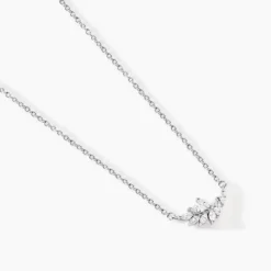 Collier Feeria Argent Blanc Oxyde De Zirconium