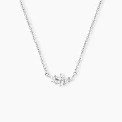 Collier Feeria Argent Blanc Oxyde De Zirconium