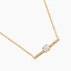 Collier Fergie Plaqué Or Jaune Oxyde De Zirconium