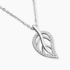Collier Filae Argent Blanc Oxyde De Zirconium