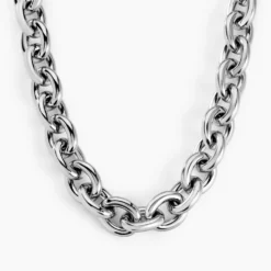 Collier Fira Acier Blanc
