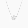 Collier Floride Argent Blanc