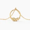 Collier Foliel Or Jaune