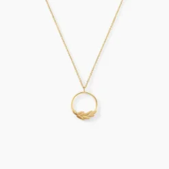 Collier Foliel Or Jaune