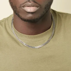 Collier Frederic Acier Blanc