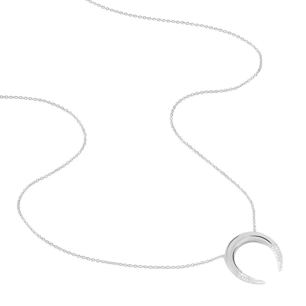 Collier Gemilina Argent Blanc Oxyde De Zirconium