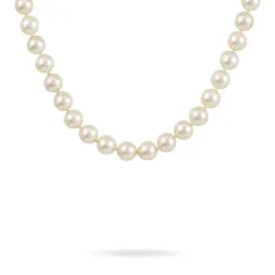 Collier Ghisele Or Jaune Perle De Culture D'akoya