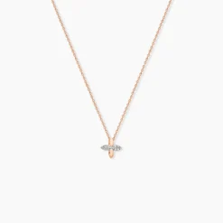 Collier Ginila Or Rose Diamant