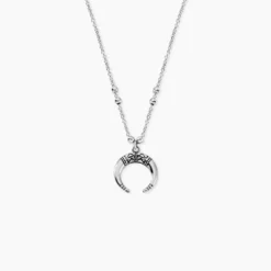 Collier Gipsy Argent Blanc