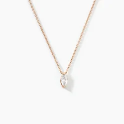 Collier Giulette Argent Rose Oxyde De Zirconium
