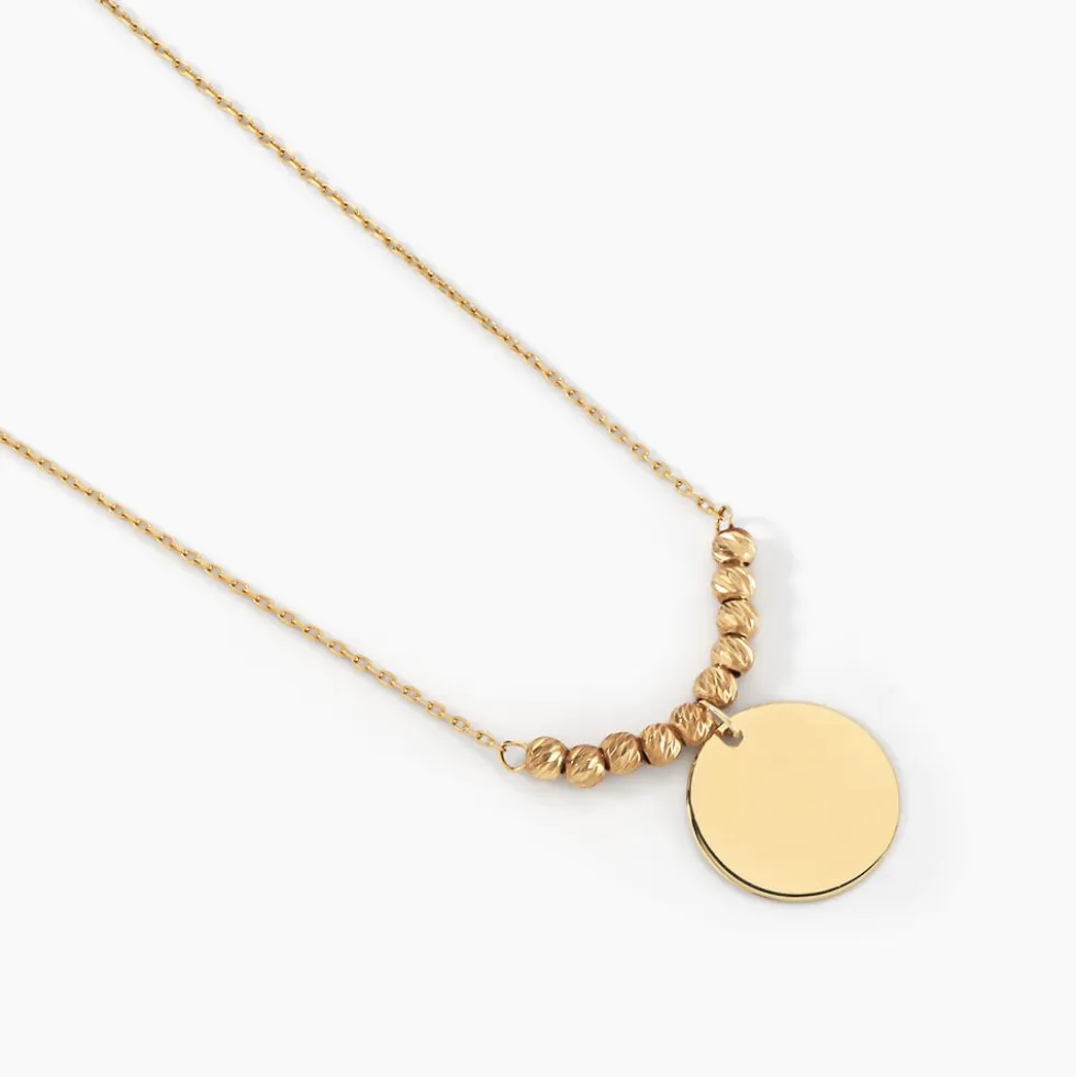 Collier Glaw Or Jaune