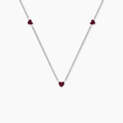 Collier Griotte Argent Blanc