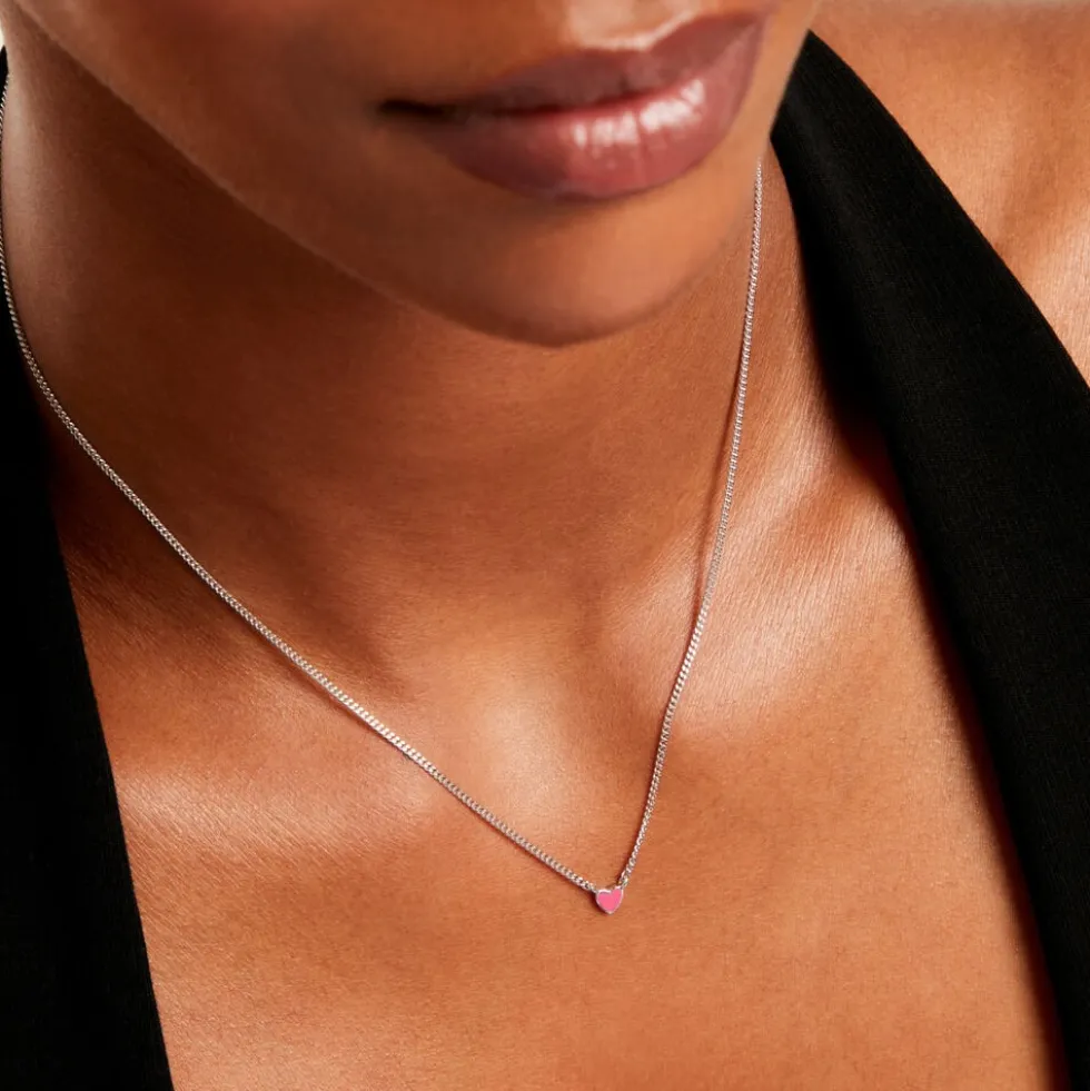 Collier Griotte Argent Blanc