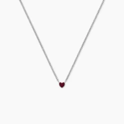 Collier Griotte Argent Blanc