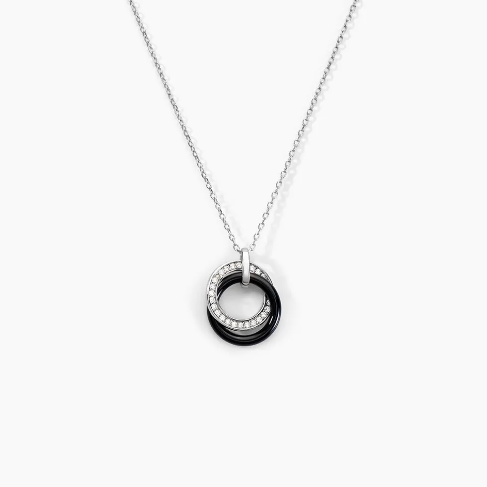 Collier Grizzel Argent Blanc Oxyde De Zirconium