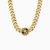 Collier Guess 4G Icon Acier Jaune