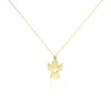 Collier Hallie Ange Et Coeur Or Jaune