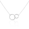 Collier Havana Argent Blanc