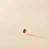 Collier Helidie Coccinelle Or Jaune