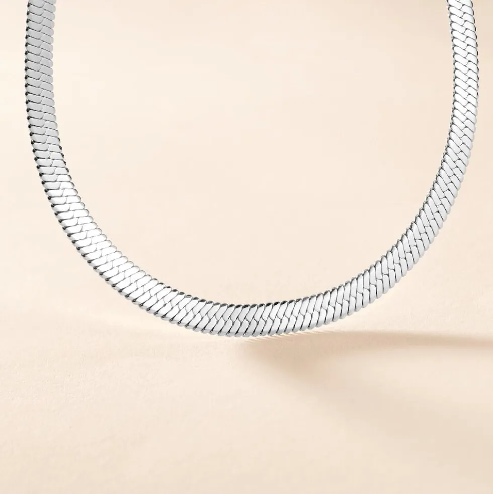 Collier Hera Melitta Acier Blanc