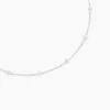 Collier Hope Argent Blanc