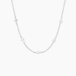 Collier Hope Argent Blanc