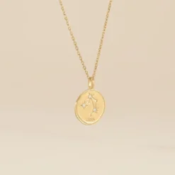 Collier Iago Plaqué Or Oxydes De Zirconium