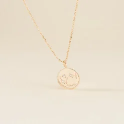 Collier Iago Plaqué Or Oxydes De Zirconium