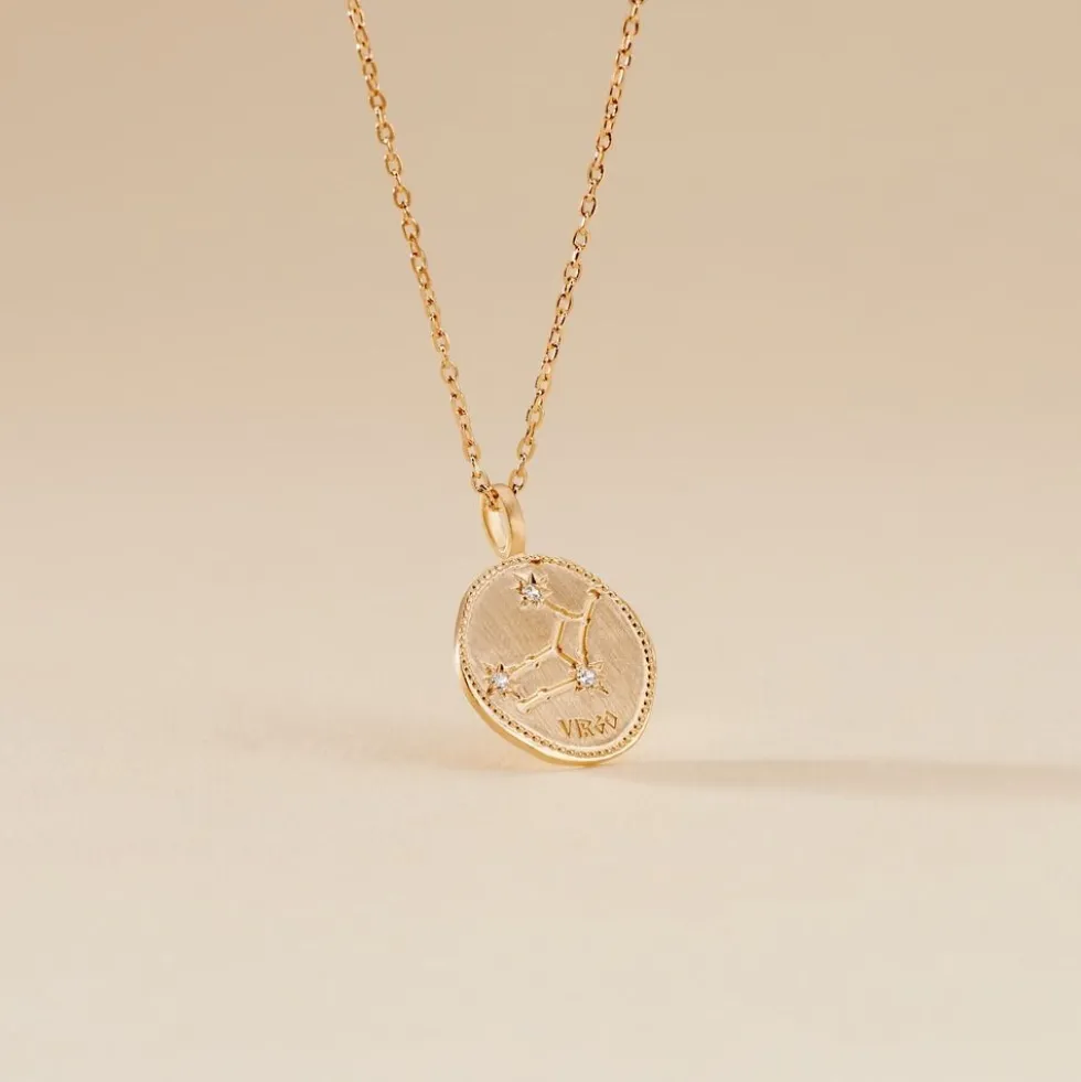 Collier Iago Plaqué Or Oxydes De Zirconium