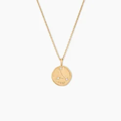 Collier Iago Plaqué Or Oxydes De Zirconium