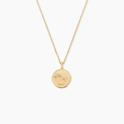 Collier Iago Plaqué Or Oxydes De Zirconium