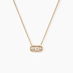 Collier Infinitude Plaqué Or Doré Oxyde De Zirconium