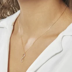 Collier Infino Or Jaune Diamant