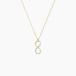 Collier Infino Or Jaune Diamant