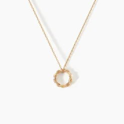 Collier Intertwined Plaqué Or Jaune