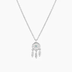Collier Islene Argent Blanc Oxyde De Zirconium