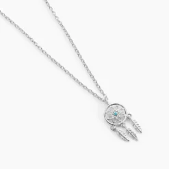 Collier Islene Argent Blanc Oxyde De Zirconium