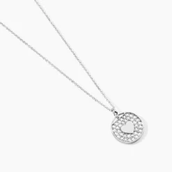 Collier Ivany Argent Blanc Oxyde De Zirconium