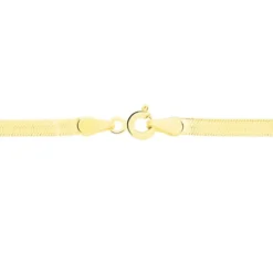 Collier Ivria Maille Heringbone Or Jaune