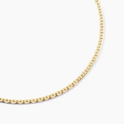Collier Ivy Maille Haricot Or Jaune