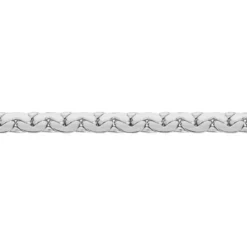 Collier Ivy Maille Haricot Or Blanc
