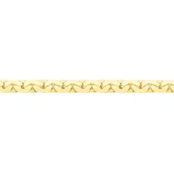 Collier Ivy Maille Haricot Or Jaune